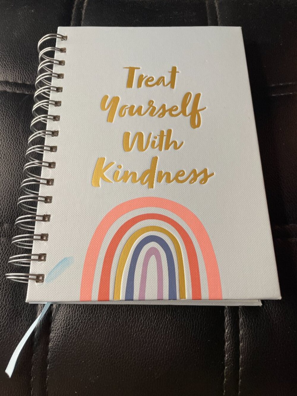 Treat Yourself with Kindess Hardcover Wellness Journal